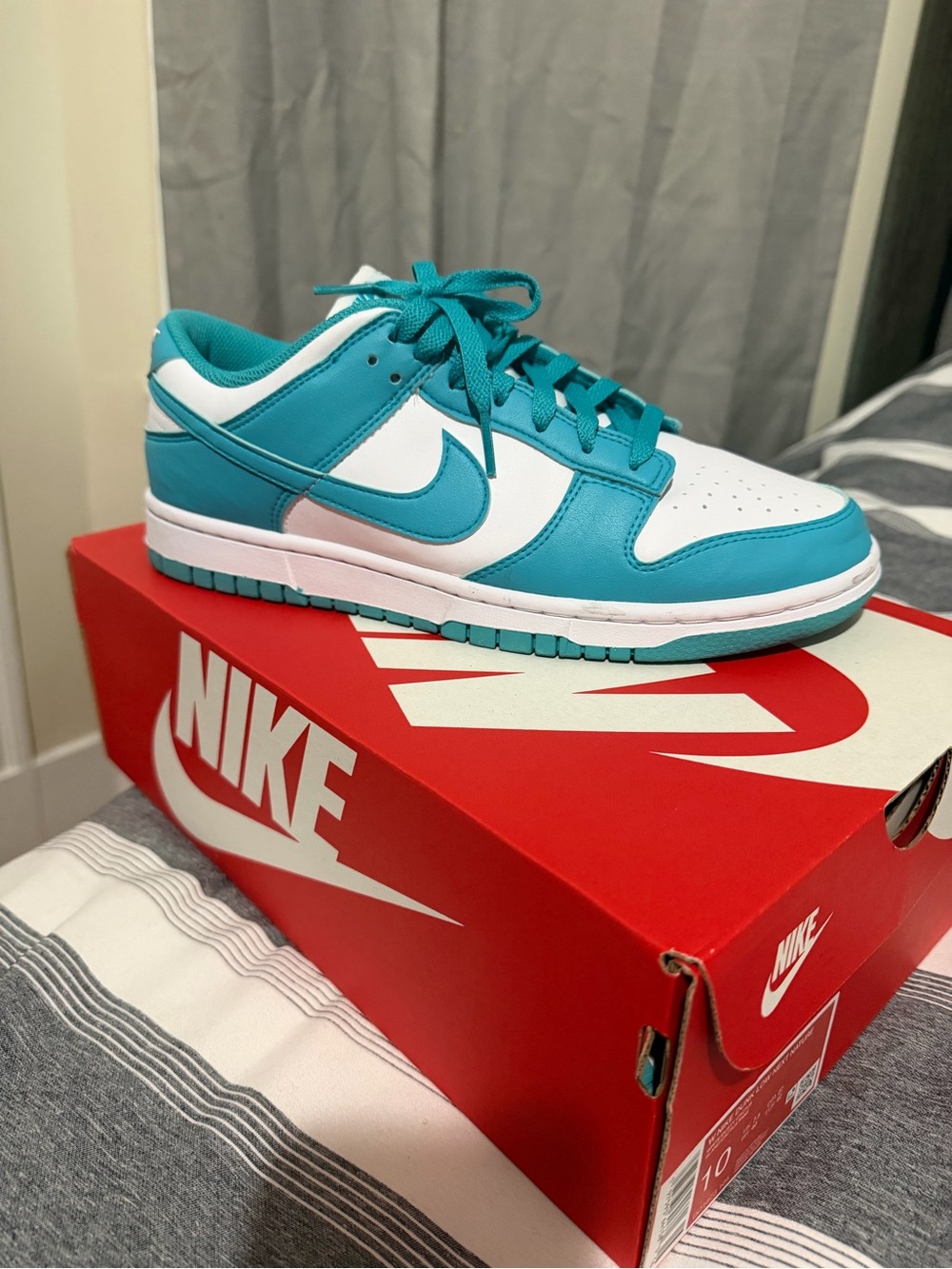Nike woman Low-Top Sneakers in Teal and White